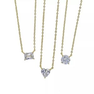 Emerald Diamond Necklace | 18k Gold‎